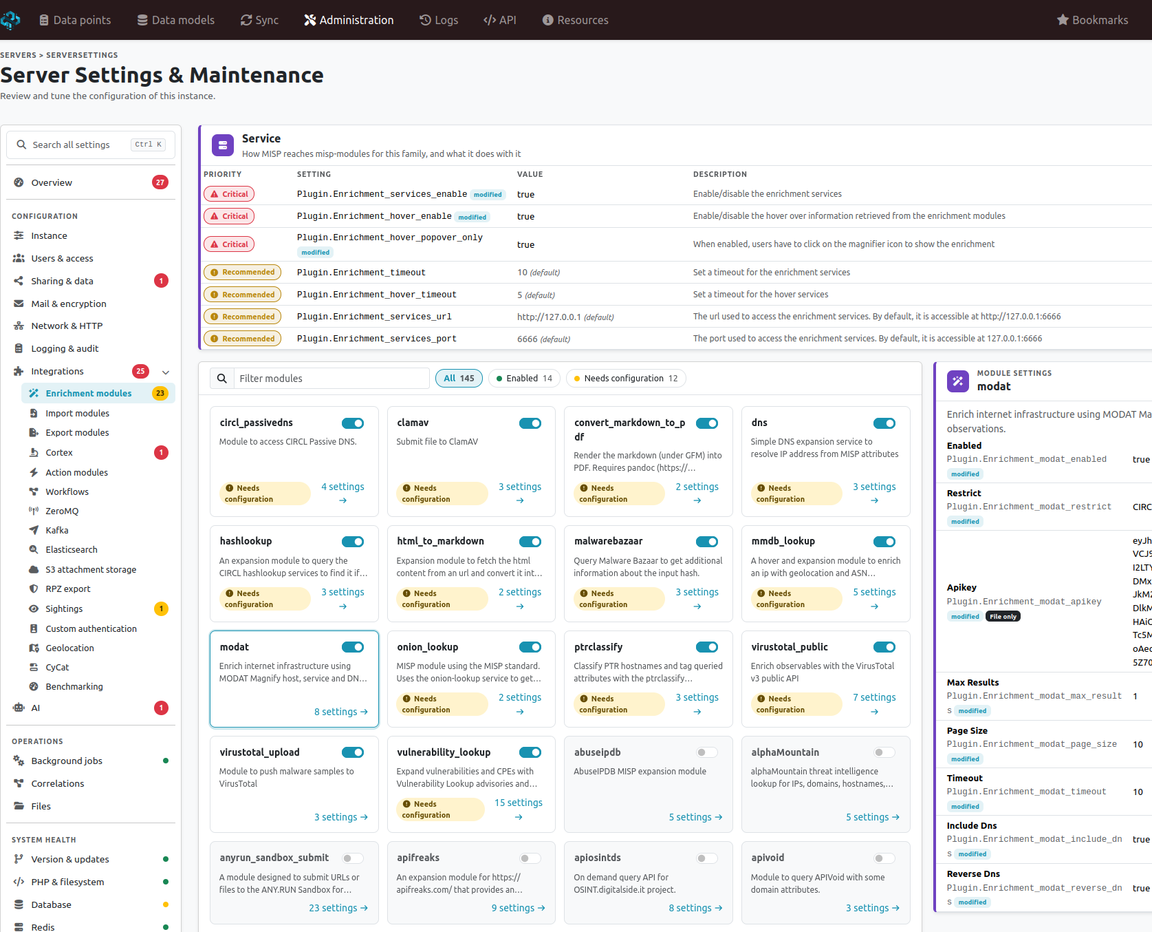 MISP Modules v3.0.12 Released - richer threat intelligence enrichment, improved interoperability with MISP objects, new enrichment capabilities, and increased reliability across existing modules.